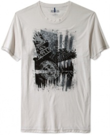 Stay in summer with this casually cool t-shirt from Kenneth Cole Reaction. Stay in summer with this casually cool t-shirt from Kenneth Cole Reaction.