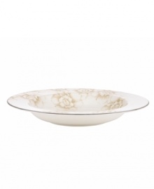 Lenox makes vintage florals feel fresh with the Blush Silhouette rim soup bowl. Sturdy bone china combining a muted palette and sparkling platinum edge brings unparalleled elegance to corn chowder or lobster bisque. Qualifies for Rebate Lenox makes vintage florals feel fresh with the Blush Silhouette rim soup bowl. Sturdy bone china combining a muted palette and sparkling platinum edge brings unparalleled elegance to corn chowder or lobster bisque. Qualifies for Rebate