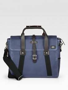 EXCLUSIVELY AT SAKS. Handsome carryall for your next city adventure, tailor made for the modern man of style and all of his essentials, in durable cotton with leather trim.Flap, buckle closureDouble top handlesAdjustable shoulder strapExterior, interior zip pocketsFully linedCotton16W x 13H x 5DImported EXCLUSIVELY AT SAKS. Handsome carryall for your next city adventure, tailor made for the modern man of style and all of his essentials, in durable cotton with leather trim.Flap, buckle closureDouble top handlesAdjustable shoulder strapExterior, interior zip pocketsFully linedCotton16W x 13H x 5DImported