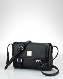 Lauren Ralph Lauren gives the classic school bag a modern makeover with leather and polished trims. Ideally sized for daytime demands, it's a cool way to add class. Lauren Ralph Lauren gives the classic school bag a modern makeover with leather and polished trims. Ideally sized for daytime demands, it's a cool way to add class.