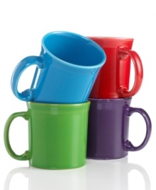 An American classic with definitive Deco flair. Originally released in 1936, reissued today in a range of bold colors. Lead-free china; easy to use, fun to mix, match and collect. Each piece is oven, microwave and dishwasher safe. Made in USA. An American classic with definitive Deco flair. Originally released in 1936, reissued today in a range of bold colors. Lead-free china; easy to use, fun to mix, match and collect. Each piece is oven, microwave and dishwasher safe. Made in USA.