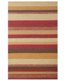 Warm up your outdoor patio, or make your living room even more inviting! Hand hooked of a durable polypropylene-acrylic blend, this dynamic rug can be used indoors, outdoors or virtually anywhere around your home. Warm up your outdoor patio, or make your living room even more inviting! Hand hooked of a durable polypropylene-acrylic blend, this dynamic rug can be used indoors, outdoors or virtually anywhere around your home.