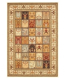 A collection of intricate patterns inspired by ancient Persian tapestries create a rich, multifaceted design in the Majesty area rug by Safavieh. Crafted in Turkey of heat-set polypropylene for long-lasting endurance and sheer color brilliance. (Clearance) A collection of intricate patterns inspired by ancient Persian tapestries create a rich, multifaceted design in the Majesty area rug by Safavieh. Crafted in Turkey of heat-set polypropylene for long-lasting endurance and sheer color brilliance. (Clearance)