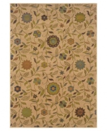 A tranquil motif abundant with meandering vines and delicate blossoms imparts a stylish, serene sensibility. Woven from super soft polypropylene for superior stain resistance and durability, this magnificent area rug from Sphinx will maintain its lush texture and subtle coloration for years to come. (Clearance) A tranquil motif abundant with meandering vines and delicate blossoms imparts a stylish, serene sensibility. Woven from super soft polypropylene for superior stain resistance and durability, this magnificent area rug from Sphinx will maintain its lush texture and subtle coloration for years to come. (Clearance)