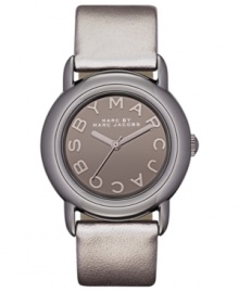 Show your metal with this intriguing gunmetal watch from Marc by Marc Jacobs.