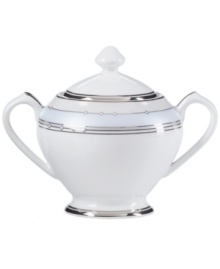 It'll be just as you pictured it with the Dreamscape sugar bowl from Mikasa. Platinum-banded bone china replete with soft colors and geometric detail offers a look of distinct, effortless elegance. It'll be just as you pictured it with the Dreamscape sugar bowl from Mikasa. Platinum-banded bone china replete with soft colors and geometric detail offers a look of distinct, effortless elegance.