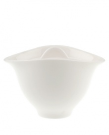 Make a chic style statement with the Dune Lines coverd sugar bowl. The distinctive, free form shape, soft lines and ribbed surface combine for truly modern elegance. An imperfect glaze conveys natural grace. Make a chic style statement with the Dune Lines coverd sugar bowl. The distinctive, free form shape, soft lines and ribbed surface combine for truly modern elegance. An imperfect glaze conveys natural grace.