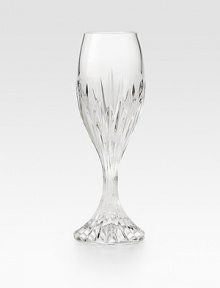 A classic beveled pattern extends down the length of a luminous highball glass crafted in pure lead crystal. From the Massena Collection 5¾ high Hand wash Made in France A classic beveled pattern extends down the length of a luminous highball glass crafted in pure lead crystal. From the Massena Collection 5¾ high Hand wash Made in France