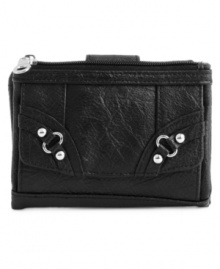 A casual yet refined look that will become any everyday essential. This soft, textured wallet from Style&co. provides plenty of organization while keeping its cool. A casual yet refined look that will become any everyday essential. This soft, textured wallet from Style&co. provides plenty of organization while keeping its cool.
