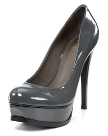 Gray patent and a towering heel lend instant luxe to Pour La Victoire's Porta platforms. Whether with tights or a little black dress, these pumps show serious staying power. Gray patent and a towering heel lend instant luxe to Pour La Victoire's Porta platforms. Whether with tights or a little black dress, these pumps show serious staying power.