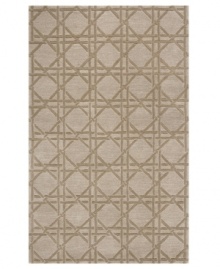 Just what you need to make your space unique. This handsome area rug features a distinctive latticework design, enhanced by textured hand-carving. Woven from plush, hand-tufted wool, the Delhi area rug offers style and softness fit for any decor. Just what you need to make your space unique. This handsome area rug features a distinctive latticework design, enhanced by textured hand-carving. Woven from plush, hand-tufted wool, the Delhi area rug offers style and softness fit for any decor.