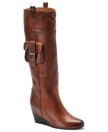 A super handy side pocket makes the Brooklyn boots by Sofft shoes just as functional as they are stylish.