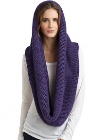 THE LOOKAllover chunky knit constructionTHE MEASUREMENT17W X 56LTHE MATERIALPolyester/woolCARE & ORIGINDry cleanImported THE LOOKAllover chunky knit constructionTHE MEASUREMENT17W X 56LTHE MATERIALPolyester/woolCARE & ORIGINDry cleanImported