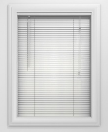 A perfect addition to any modern setting, these Simple Selections aluminum blinds offer optimal heat and light control with added durability. Offered in an array of easy-to-coordinate tones, these blinds make updating a breeze.