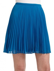 THE LOOKThin banded waistPleated silhouetteSide zip closureTHE FITAbout 18 longTHE MATERIALPolyesterFully linedCARE & ORIGINDry cleanImportedModel shown is 5'10 (177cm) wearing US size 4. THE LOOKThin banded waistPleated silhouetteSide zip closureTHE FITAbout 18 longTHE MATERIALPolyesterFully linedCARE & ORIGINDry cleanImportedModel shown is 5'10 (177cm) wearing US size 4.