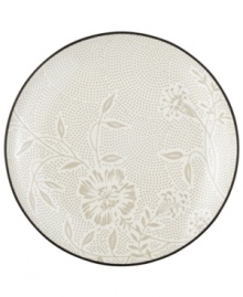 A fresh twist on a Noritake favorite, the Colorwave Graphite Bloom salad plate offers the same sleek style and durability as the original dinnerware pattern but with a pretty floral print. A fresh twist on a Noritake favorite, the Colorwave Graphite Bloom salad plate offers the same sleek style and durability as the original dinnerware pattern but with a pretty floral print.