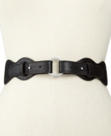 Subtle fashion, stretched to the limits by Style&co. With an embossed faux-leather stretch body and unique pullback closure. Subtle fashion, stretched to the limits by Style&co. With an embossed faux-leather stretch body and unique pullback closure.