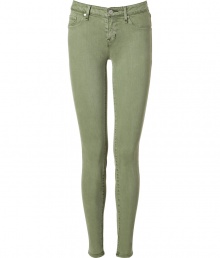 With their cool green hue and extra skinny silhouette, Marc by Marc Jacobs stick jeans lend an edgy Downtown kick to every outfit - Classic five-pocket style, button closure, zip fly, belt loops - Extra form-fitting - Wear with an oversized knit and edgy ankle boots With their cool green hue and extra skinny silhouette, Marc by Marc Jacobs stick jeans lend an edgy Downtown kick to every outfit - Classic five-pocket style, button closure, zip fly, belt loops - Extra form-fitting - Wear with an oversized knit and edgy ankle boots