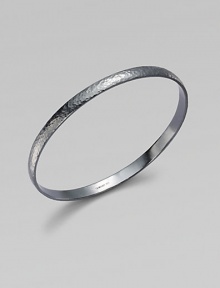 From the Midnight Collection. A minimalist yet impactful design of hammered blackened sterling silver.Sterling silver Width, about ¾ Imported From the Midnight Collection. A minimalist yet impactful design of hammered blackened sterling silver.Sterling silver Width, about ¾ Imported