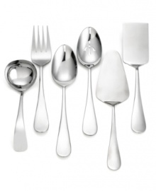 With clean lines in brilliant, best-quality stainless steel, these Towle Living serving utensils bring unparalleled versatility to the table. A flawless complement to any place setting and occasion, from Thanksgiving dinner to Sunday brunch. With clean lines in brilliant, best-quality stainless steel, these Towle Living serving utensils bring unparalleled versatility to the table. A flawless complement to any place setting and occasion, from Thanksgiving dinner to Sunday brunch.