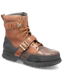 Rough, rugged and ready for any adventures, these lace up Polo Ralph Lauren men's boots are a great choice for a bold, modern man. Whether you're hiking or just hitting the streets, you'll feel ready to conquer it all in these Ralph Lauren boots for men. Rough, rugged and ready for any adventures, these lace up Polo Ralph Lauren men's boots are a great choice for a bold, modern man. Whether you're hiking or just hitting the streets, you'll feel ready to conquer it all in these Ralph Lauren boots for men.