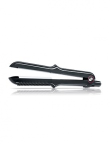 Heating iron for frizz-free, healthy, shiny results. Edge-to-edge plates create lift and height for the appearance of volume. Can also be used for a variety of short looks like bobs, flipped out ends and spiky styles. Domed. Heating iron for frizz-free, healthy, shiny results. Edge-to-edge plates create lift and height for the appearance of volume. Can also be used for a variety of short looks like bobs, flipped out ends and spiky styles. Domed.