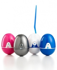 All for a smile! Make toothbrush time a real laugh with this fun & functional sanitizer, which rocks & rolls when touched and kills up to 99.9% of germs that tend to linger on left-behind brushes. Armed with a germicidal UV bulb, this bathroom buddy is activated with one touch of a button and shuts off automatically after 7 minutes of freshening, so your toothbrush is protected & ready for the next go. 1-year warranty. All for a smile! Make toothbrush time a real laugh with this fun & functional sanitizer, which rocks & rolls when touched and kills up to 99.9% of germs that tend to linger on left-behind brushes. Armed with a germicidal UV bulb, this bathroom buddy is activated with one touch of a button and shuts off automatically after 7 minutes of freshening, so your toothbrush is protected & ready for the next go. 1-year warranty.
