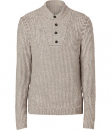 With its timeless classic henley styling and cool textural knit, Rag & Bones pullover is a timeless-modern must-have for casual looks - Flat knit neckline and buttoned top, long sleeves, contrast ribbed trim - Contemporary slim fit - Wear with tees and jeans, or over button-downs and slim cut trousers With its timeless classic henley styling and cool textural knit, Rag & Bones pullover is a timeless-modern must-have for casual looks - Flat knit neckline and buttoned top, long sleeves, contrast ribbed trim - Contemporary slim fit - Wear with tees and jeans, or over button-downs and slim cut trousers