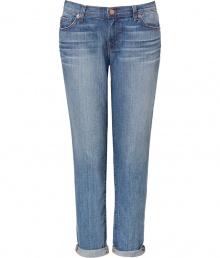 Stylish capri jeans in classic 5-pocket design and worn wash - Calf length and relaxed rolled cuff brings perfect summer style - Narrow leg creates a polished but casual look - Pair with slim top and heels or with leather thongs and a tee Stylish capri jeans in classic 5-pocket design and worn wash - Calf length and relaxed rolled cuff brings perfect summer style - Narrow leg creates a polished but casual look - Pair with slim top and heels or with leather thongs and a tee