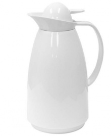 Your coffee companion. A stunning, contemporary-styled carafe is the perfect table topper, featuring incredible insulation that keeps your favorite beverage hot or cold for hours. A spill-proof top lets you pour hassle-free with just one hand, and the plastic outer shell with inner glass lining makes this the perfect travel, home or office accessory. Your coffee companion. A stunning, contemporary-styled carafe is the perfect table topper, featuring incredible insulation that keeps your favorite beverage hot or cold for hours. A spill-proof top lets you pour hassle-free with just one hand, and the plastic outer shell with inner glass lining makes this the perfect travel, home or office accessory.