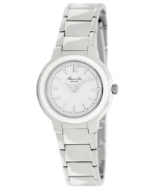 A sophisticated timepiece from Kenneth Cole New York with glossy tones and expert precision. A sophisticated timepiece from Kenneth Cole New York with glossy tones and expert precision.