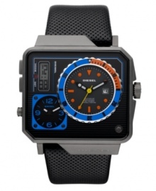 Sci-fi cool meets technical precision with this sleek Diesel watch.