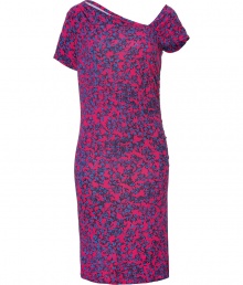 With a cool asymmetrical neckline and feminine floral print, See by Chlo?s draped jersey dress is a chic and easy choice for spring - Asymmetrical V-neckline and short sleeves, gathered side detail, pull-over style - Form-fitting - Wear with flats and just as bright accessories With a cool asymmetrical neckline and feminine floral print, See by Chlo?s draped jersey dress is a chic and easy choice for spring - Asymmetrical V-neckline and short sleeves, gathered side detail, pull-over style - Form-fitting - Wear with flats and just as bright accessories
