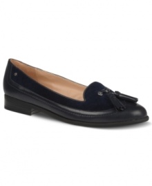 Tassels and all. Etienne Aigner's Kira moc flats look great all work day long.