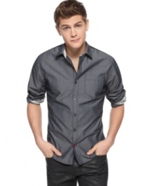 Step up your spring style with a chambray shirt from Sons of Intrigue.