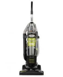 Two-stage cyclonic technology coupled with a HEPA filter tackles dirt, dust and grime while also maintaining powerful suction and leaving the very air you breathe fresh & pure. An ergonomic design, with automatic cord rewind and bagless convenience, moves from hard floors to carpets & upholstery with four height adjustment settings. 2-year warranty. Model 4242A. Two-stage cyclonic technology coupled with a HEPA filter tackles dirt, dust and grime while also maintaining powerful suction and leaving the very air you breathe fresh & pure. An ergonomic design, with automatic cord rewind and bagless convenience, moves from hard floors to carpets & upholstery with four height adjustment settings. 2-year warranty. Model 4242A.