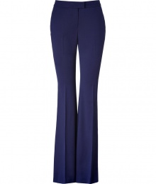 Perfect for a seamless transition from busy office days to chic city cocktails, Rachel Zoes royal tuxedo trousers are a festive choice guaranteed to add a glamorous edge to your outfit - Side and back slit pockets, zip fly, hidden hook and bar closure, satin tuxedo stripes - Tailored fit, flared leg - Team with button-downs and heels, or go all out and wear as a suit