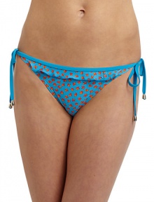 THE LOOKDitsy leaf printRuffles along the topElastic waist and leg openingsSide tiesTHE MATERIAL80% nylon/20% spandexFully linedCARE & ORIGINHand washImportedPlease note: Bikini top sold separately. THE LOOKDitsy leaf printRuffles along the topElastic waist and leg openingsSide tiesTHE MATERIAL80% nylon/20% spandexFully linedCARE & ORIGINHand washImportedPlease note: Bikini top sold separately.