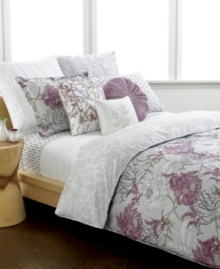 One chic set, so many looks! Let your creativity blossom with Style&co.'s Florabella duvet cover set, boasting reversible pieces with a modern floral print on the front and a contrast wildflower design on the reverse. Duvet cover features button closure. One chic set, so many looks! Let your creativity blossom with Style&co.'s Florabella duvet cover set, boasting reversible pieces with a modern floral print on the front and a contrast wildflower design on the reverse. Duvet cover features button closure.