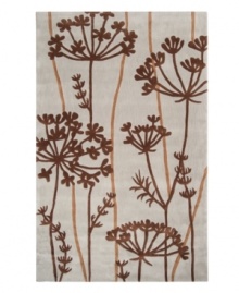 Feel welcome every time you enter the room with this richly colored, floral-themed area rug from Surya. Hand-tufted from poly-acrylic fibers that provide luxurious softness without shedding, this rug adds a striking, easy-maintenance accent to any living space. Feel welcome every time you enter the room with this richly colored, floral-themed area rug from Surya. Hand-tufted from poly-acrylic fibers that provide luxurious softness without shedding, this rug adds a striking, easy-maintenance accent to any living space.