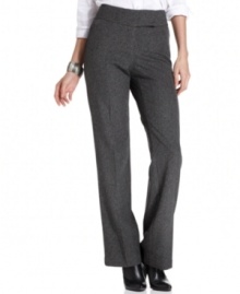 Stock up on Style&co.'s affordable wide leg pants--they're simple and chic for the office when paired with a classic button-up shirt or a silky blouse.