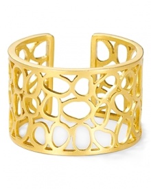T Tahari Essentials Worn Gold Filigree Cuff Bracelet T Tahari Essentials Worn Gold Filigree Cuff Bracelet