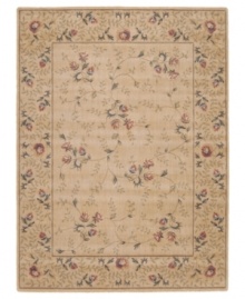 There's something to be said about tradition. A richly detailed border frames a glorious garden cascade in serene tones. This area rug from the Somerset Collection is meticulously crafted of premium quality polypropylene yarn to create a luxurious and uncommonly supple pile. There's something to be said about tradition. A richly detailed border frames a glorious garden cascade in serene tones. This area rug from the Somerset Collection is meticulously crafted of premium quality polypropylene yarn to create a luxurious and uncommonly supple pile.