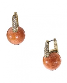 Subtly nod to this season's most in-demand colors with these earrings from MICHAEL Michael Kors. The pair's simple design is a versatile to work vibrant style.