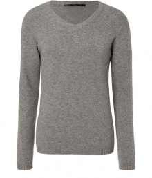 Update your cold weather look with this ultra-cool cashmere-blend pullover from Dear Cashmere - V-neck, long sleeves, slim fit - Pair with straight leg jeans, retro-inspired trainers, and a sleek parka