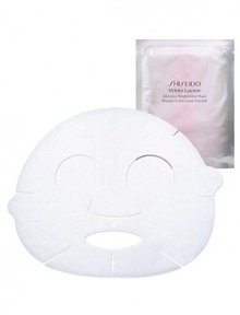 A luxurious 10-minute facial mask that brings concentrated brightening and hydrating benefits to skin. Infused with an intensive treatment essence that rapidly penetrates skin and helps fight dark spots, freckles, and uneven tone caused by aging and UV rays. Specially developed with Shiseido-original ingredients to improve moisture balance and leave skin smooth and supple with a dewy fresh vibrance. Use after cleanser and softening lotion. A luxurious 10-minute facial mask that brings concentrated brightening and hydrating benefits to skin. Infused with an intensive treatment essence that rapidly penetrates skin and helps fight dark spots, freckles, and uneven tone caused by aging and UV rays. Specially developed with Shiseido-original ingredients to improve moisture balance and leave skin smooth and supple with a dewy fresh vibrance. Use after cleanser and softening lotion.