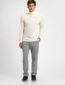EXCLUSIVELY OURS. A cold weather essential in an impeccably stitched merino wool blend.TurtleneckRibbed knit collar, cuffs and hem50% merino wool/50% acrylicMachine washImported EXCLUSIVELY OURS. A cold weather essential in an impeccably stitched merino wool blend.TurtleneckRibbed knit collar, cuffs and hem50% merino wool/50% acrylicMachine washImported
