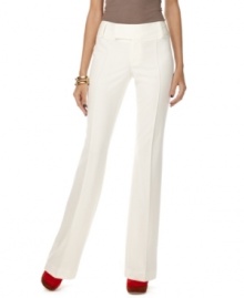 Tab-front pants add an elegant, streamlined look to any outfit. Pair INC's with your favorite tops, twinsets and blouses!