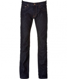 Theres nothing like the perfect pair of jeans! - Jeans by Current Elliott, Hollywoods favorite label  - In dark blue cotton with a cool clean look - Modern slim fit, tight cut legs - Button closure with zipper - Classic 5-pocket - Pair best with T-shirts or casual pullovers - With sneakers or boots