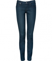 Work Helmut Langs modern edge into your everyday staples wardrobe with these cool green-indigo skinny jeans, perfect for pairing with neutrals or as an understated tonal tincture with brightly hued separates - Classic five-pocket style, button closure, belt loops - Team with chunky knits and sleek ankle boots Work Helmut Langs modern edge into your everyday staples wardrobe with these cool green-indigo skinny jeans, perfect for pairing with neutrals or as an understated tonal tincture with brightly hued separates - Classic five-pocket style, button closure, belt loops - Team with chunky knits and sleek ankle boots